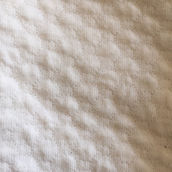 Quilted cream long sleeve top - Picture 3 of 3